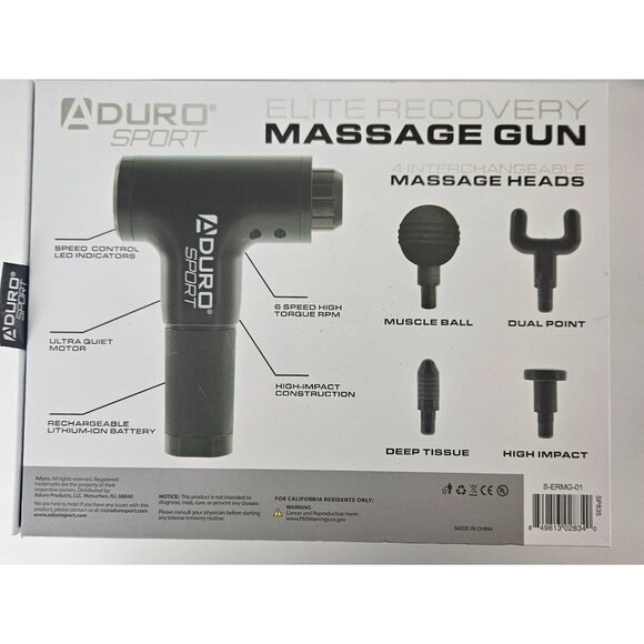 Aduro Sport Elite Recovery Massage Gun & 6 Speed High Torque Motor - Picture 2 of 6